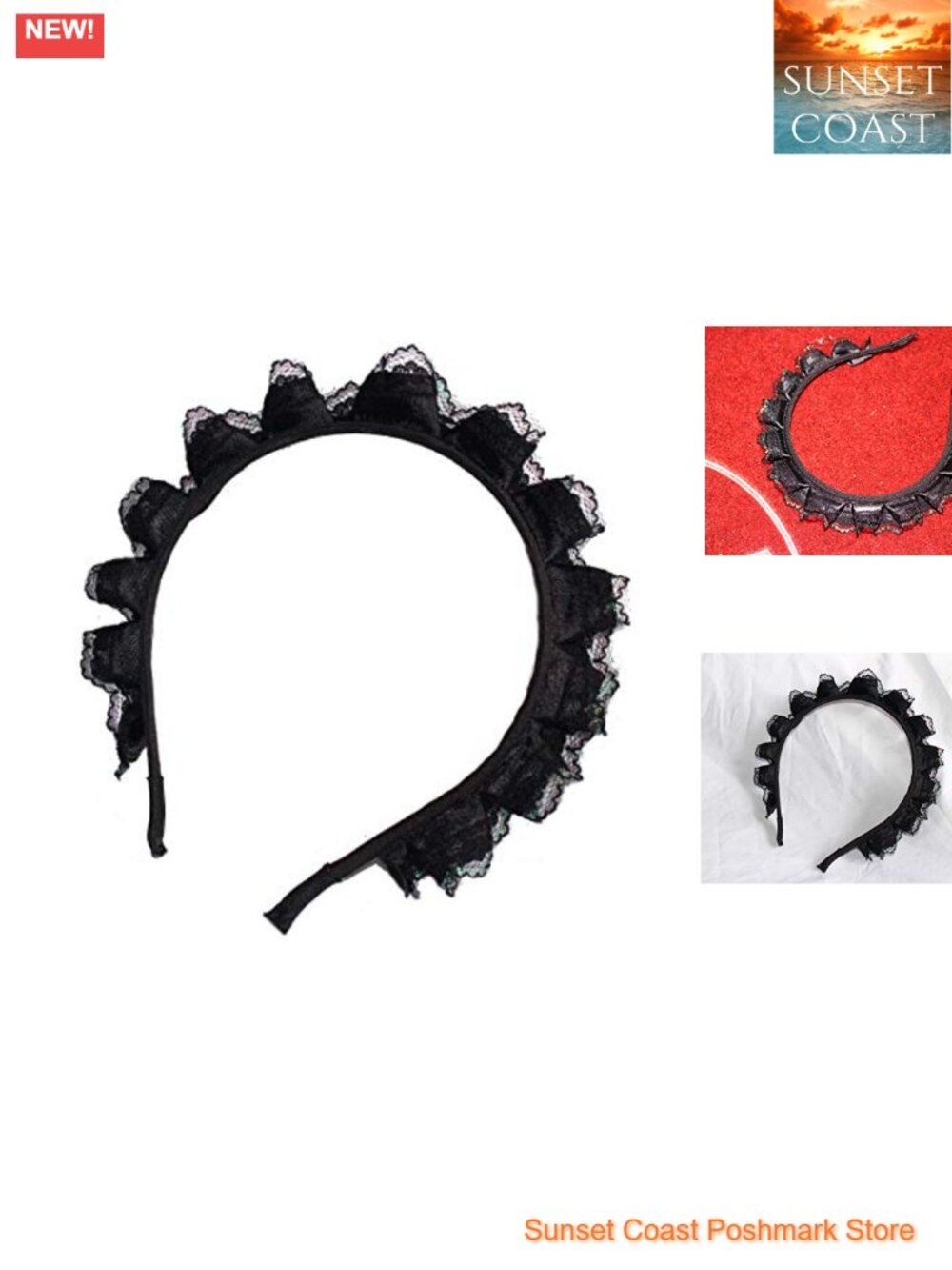 Lolita Maid Cosplay Headband Halloween Costume Hair Accessory